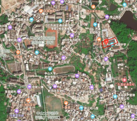 Kemulang area map